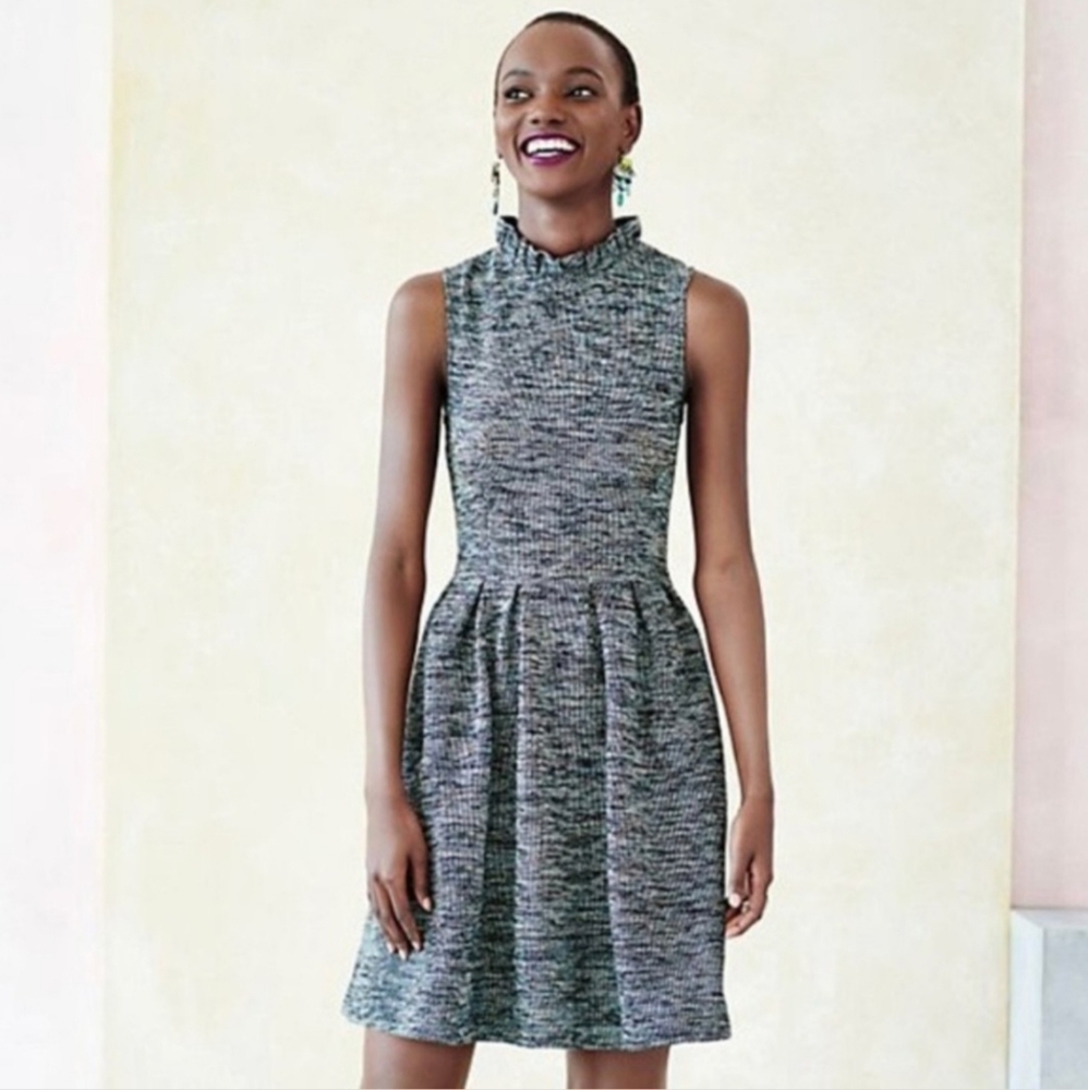 Ganni Anthropologie Pinnacle Textured Dress